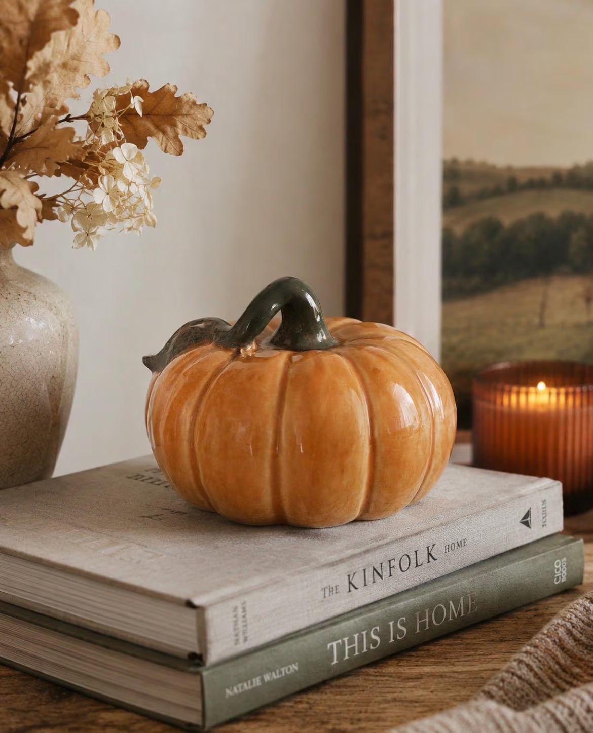 Orange Pumpkin Ornament
