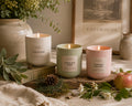 Ribbed Ceramic Candle