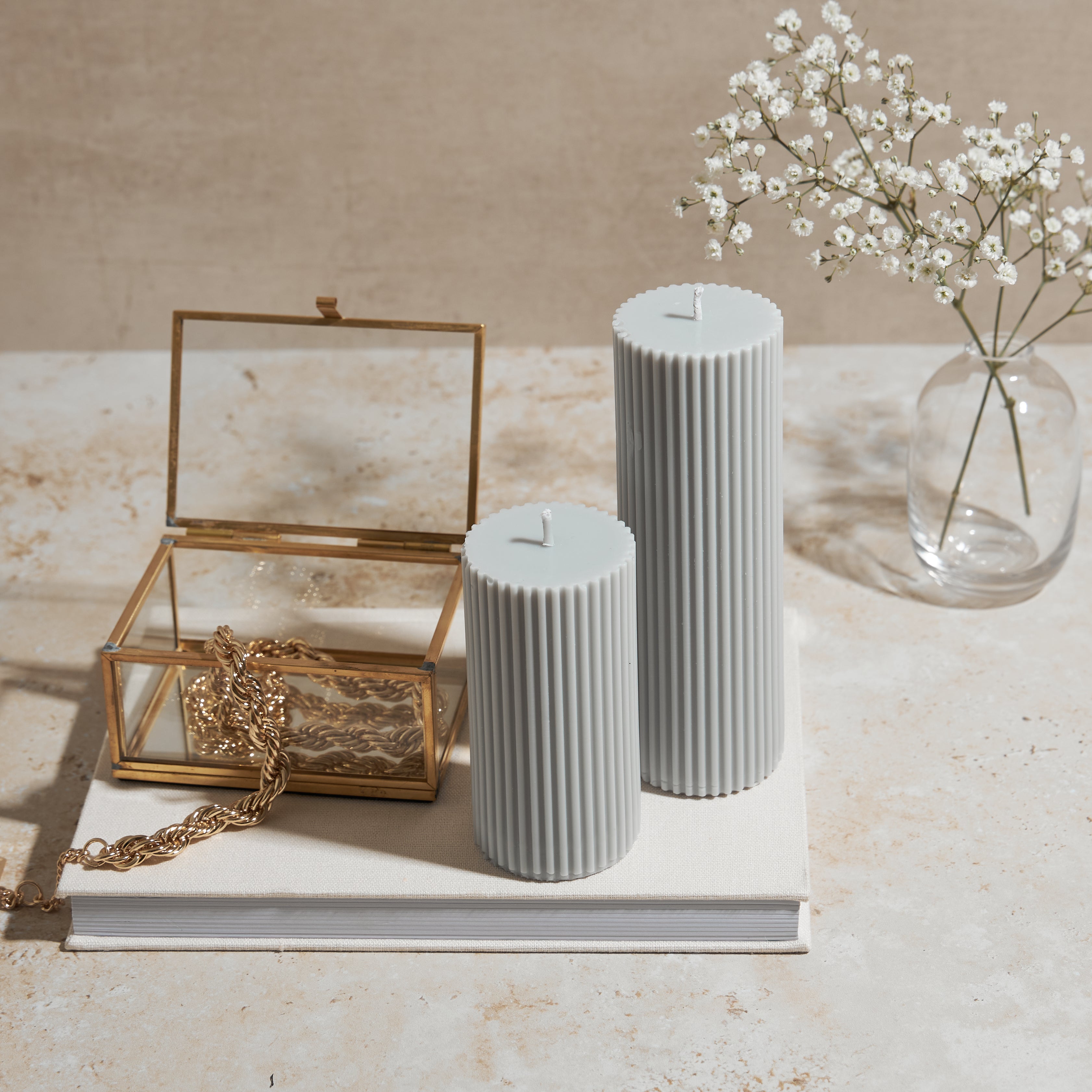 Ribbed Pillars